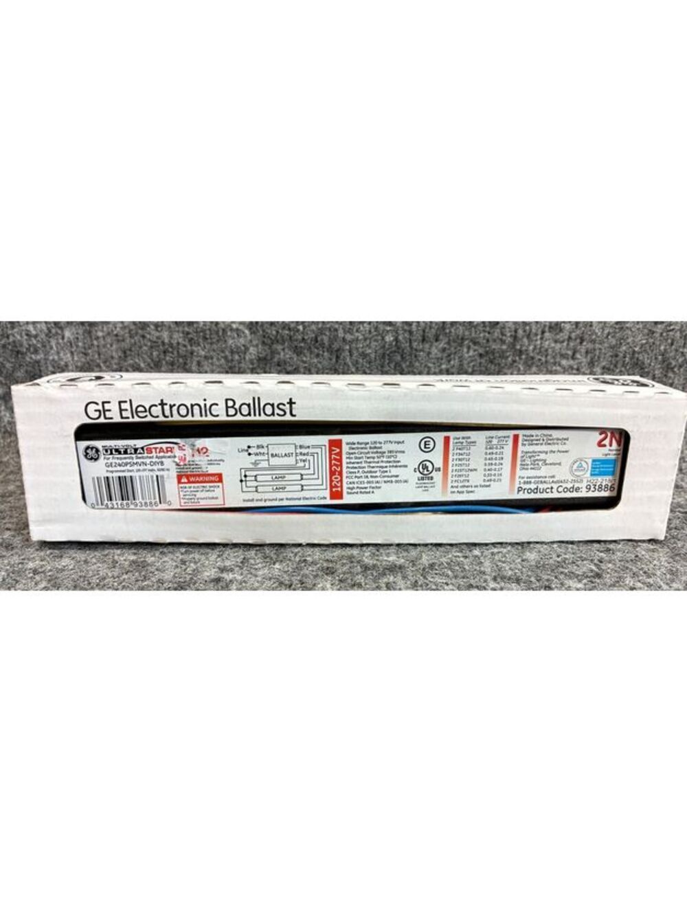 GE Electronic Ballast UltraStar GE24QPSMWN-DIYB